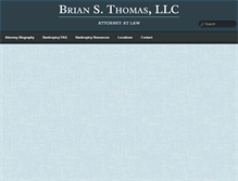 Tablet Screenshot of brianthomaslaw.com